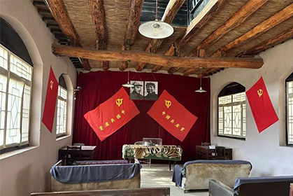 我院朱万峰院长受邀带队赴西柏坡景区和正定塔元庄村调研